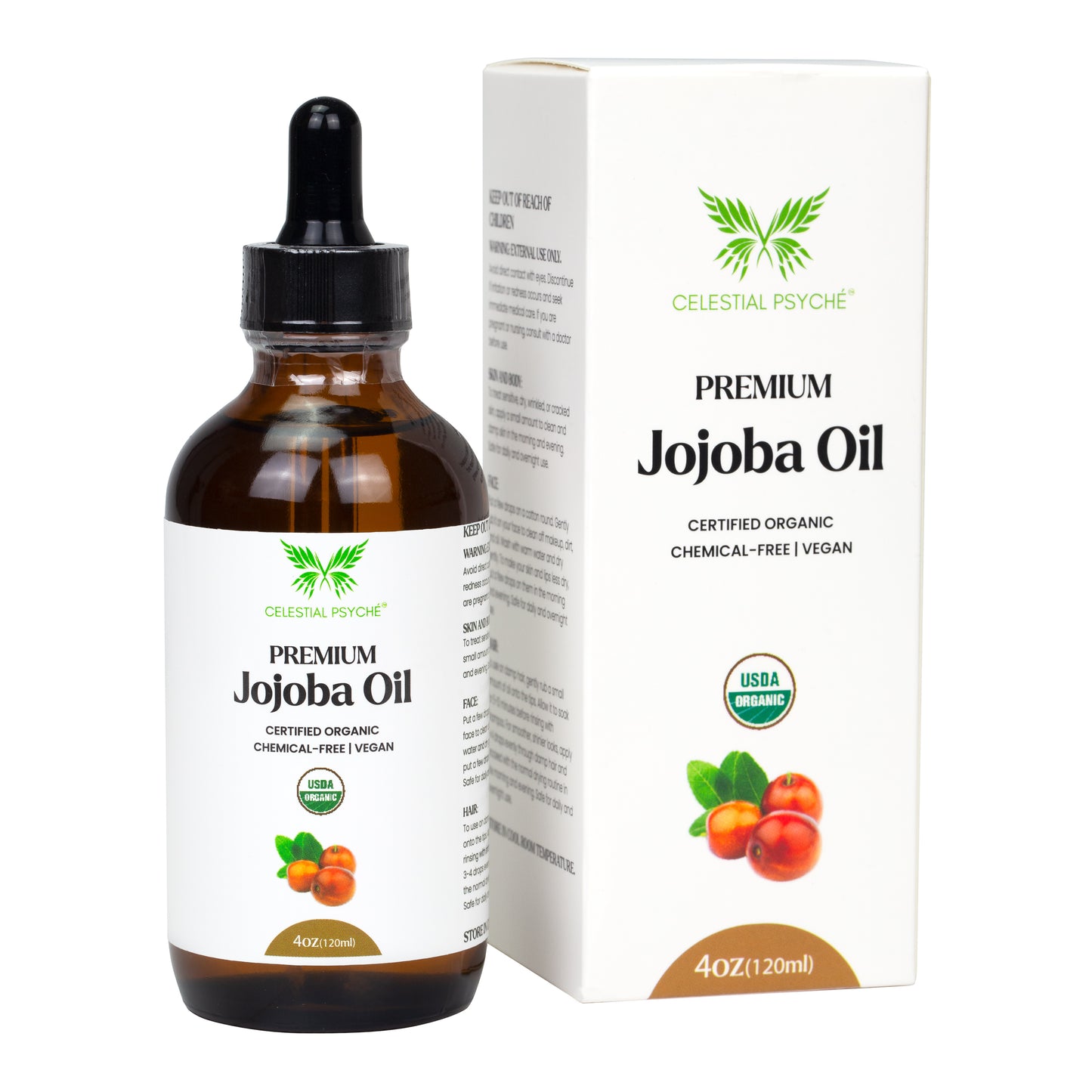 USDA Organic Jojoba Oil (2 Oz)