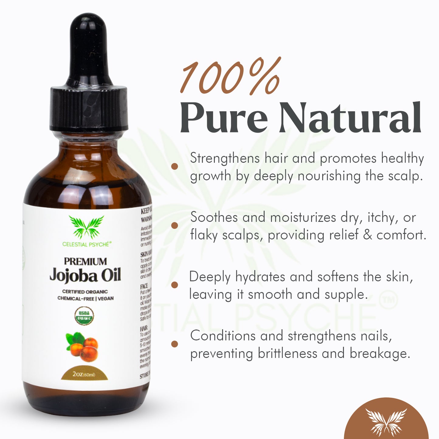 USDA Organic Jojoba Oil (2 Oz)