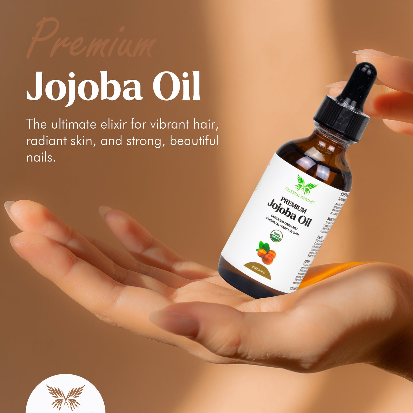 USDA Organic Jojoba Oil (2 Oz)