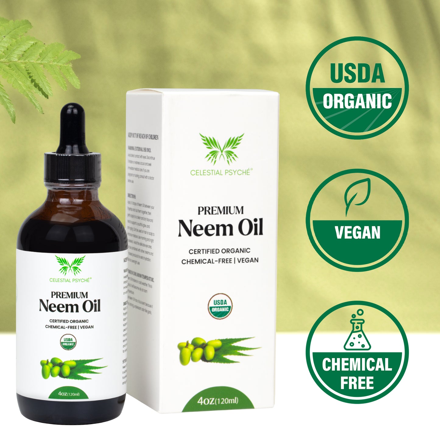 USDA Organic Neem Oil (4 Oz)