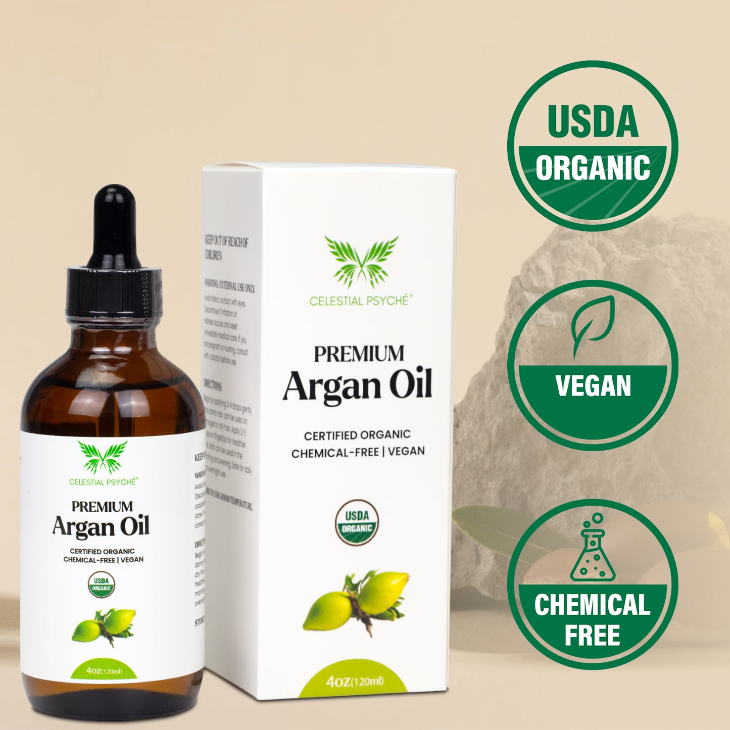 USDA Organic Argan Oil (4 Oz)